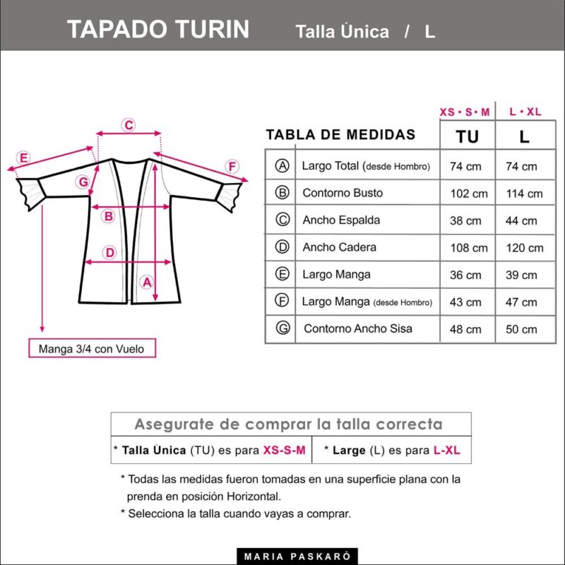Tapado Kimono Corto Turin Negro Terciopelo Jaspeado Maria Paskaro