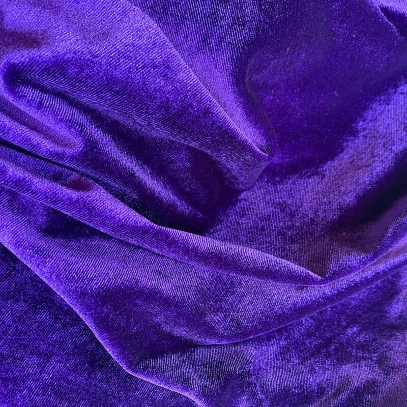 Tapado Kimono Largo Verona Purpura Terciopelo Maria Paskaro
