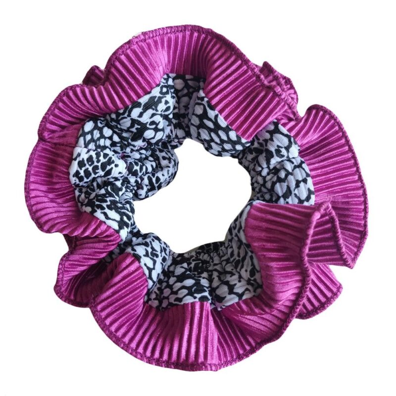 Scrunchie Collet Begonia M Piton Magenta Maria Paskaro