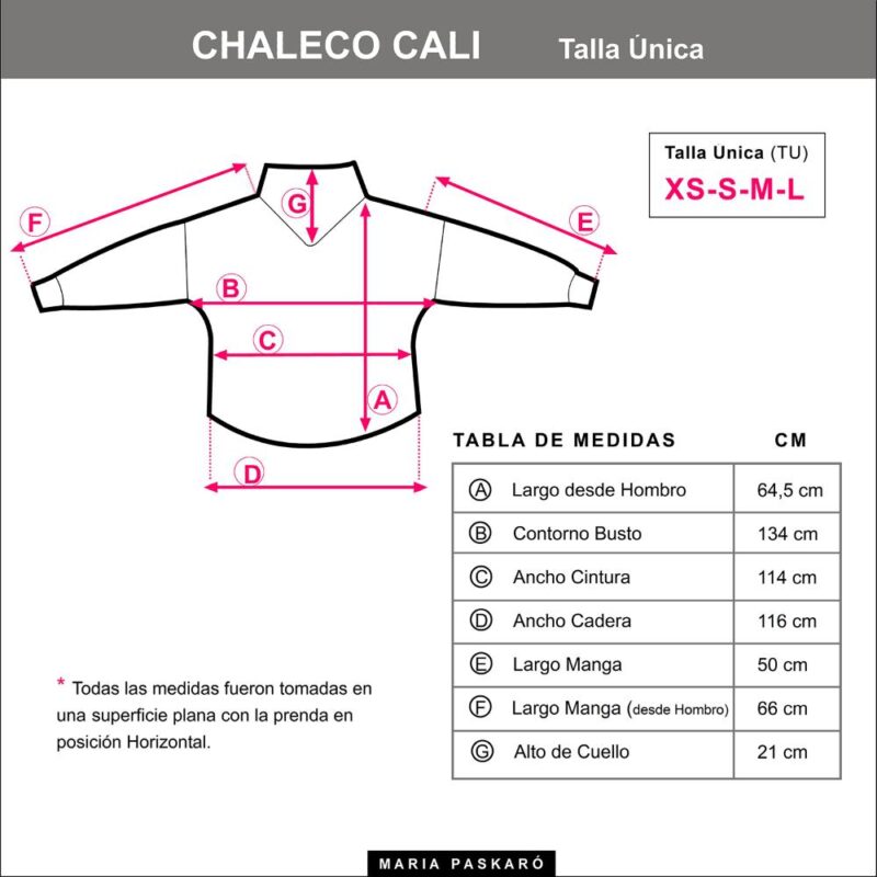 Chaleco Cali Mostaza Maria Paskaro