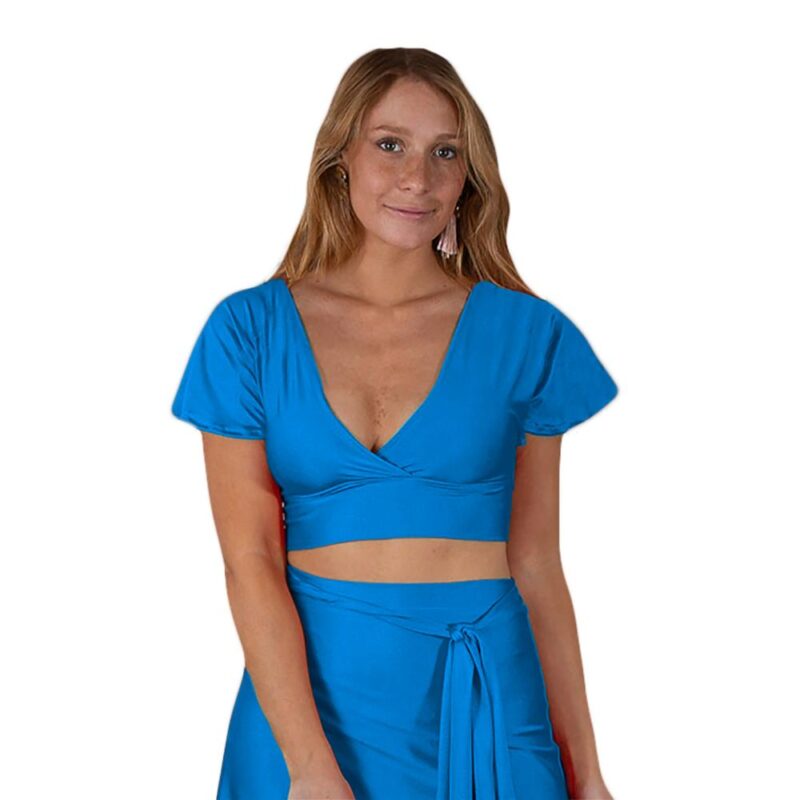 Peto Roma Calypso Lycra Mangas Abierto Espalda Maria Paskaro