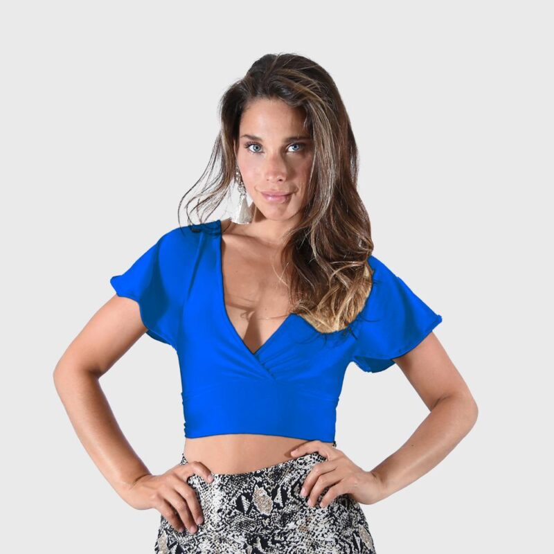Peto Roma Calypso Lycra Mangas Abierto Espalda Maria Paskaro