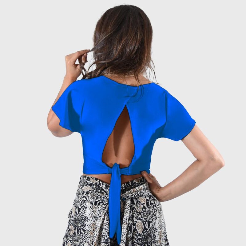 Peto Roma Calypso Lycra Mangas Abierto Espalda Maria Paskaro