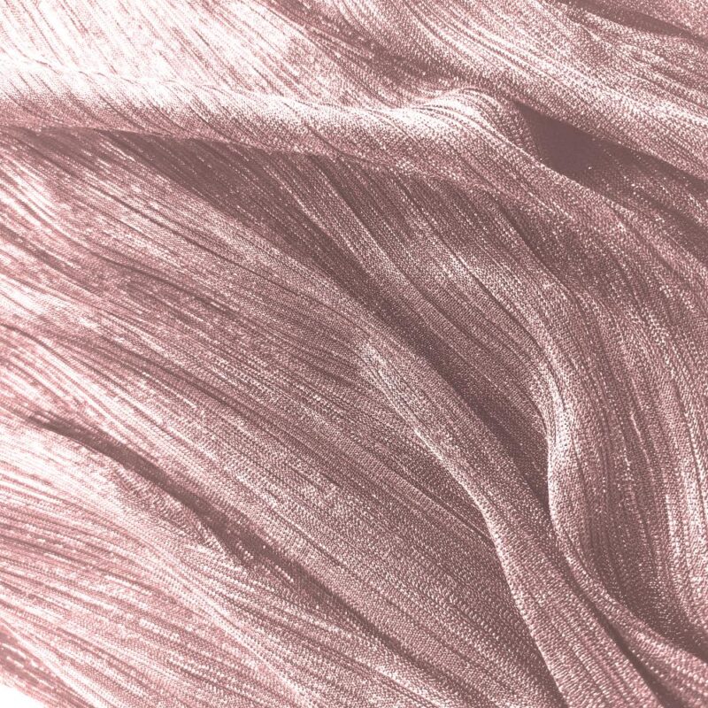 Tapado Kimono Largo Verona Rosado Transparente  Metalizado Maria Paskaro