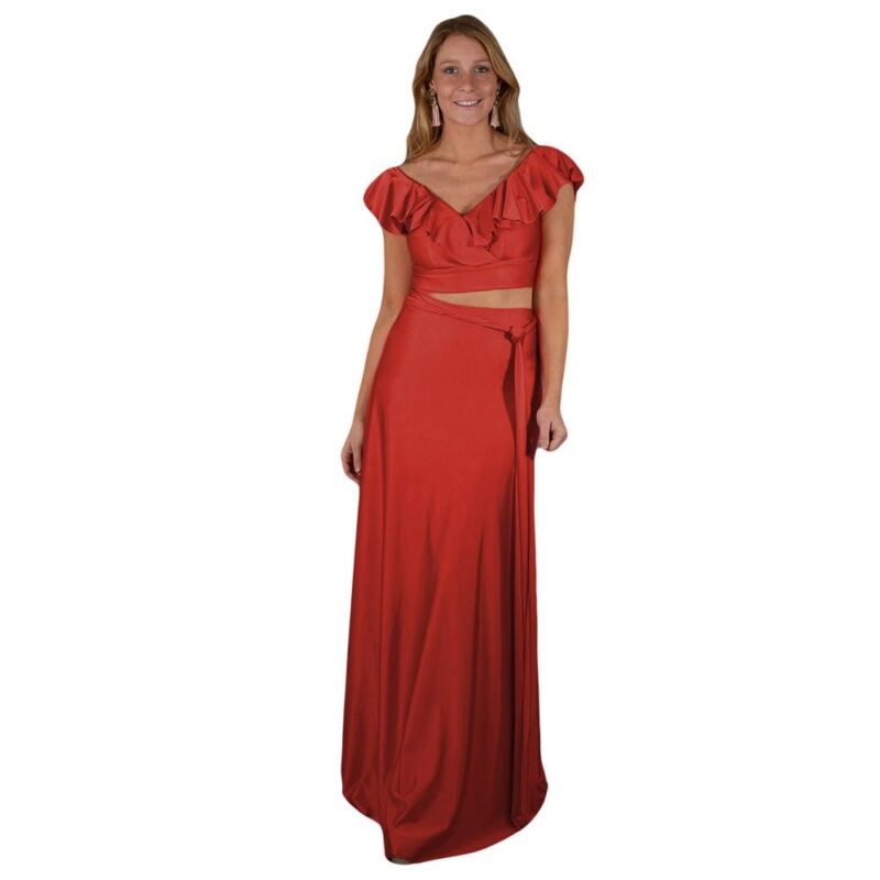 Peto Marken Rojo Lycra Dupont Vuelo Grande Maria Paskaro