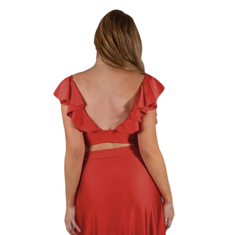 Peto Marken Rojo Lycra Dupont Vuelo Grande Maria Paskaro
