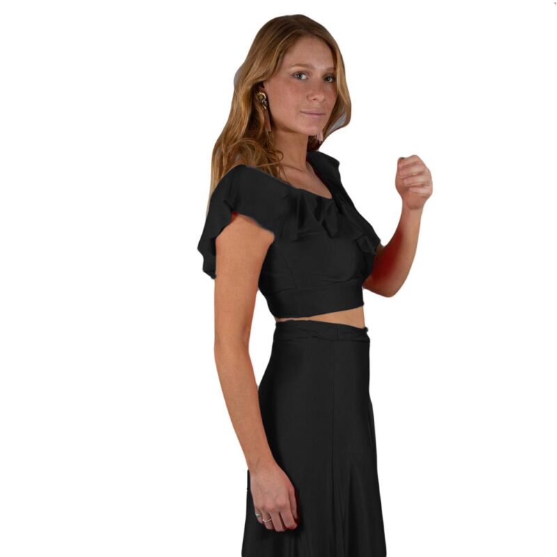 Peto Marken Negro Lycra Dupont Vuelo Grande Maria Paskaro