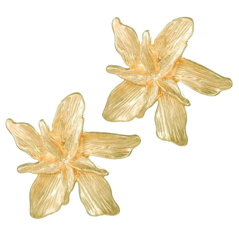 Aros Lirio Dorado María Paskaro