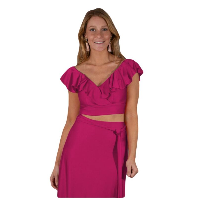 Peto Marken Magenta Lycra Dupont Vuelo Maria Paskaro