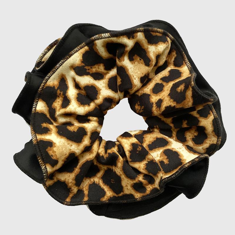 Scrunchie Tulipan L Animal Negro Maria Paskaro