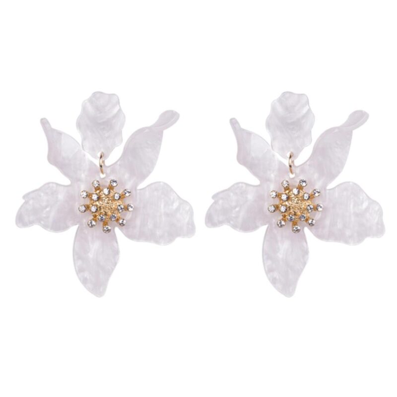 Aros Amapola Blanco María Paskaro