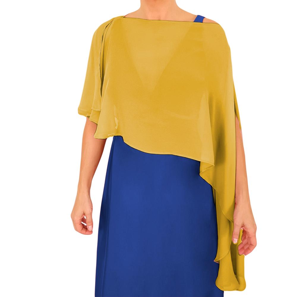 Tapado Capa Multiforma Catania Amarillo Gasa Maria Paskaro