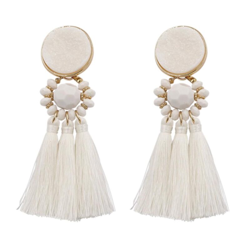 Aros Itata Blanco Fleco Maria Paskaro