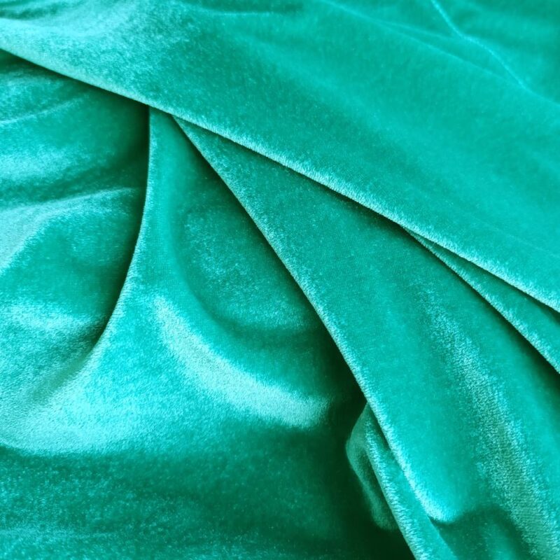 Tapado Kimono Largo Verona Esmeralda Terciopelo Maria Paskaro