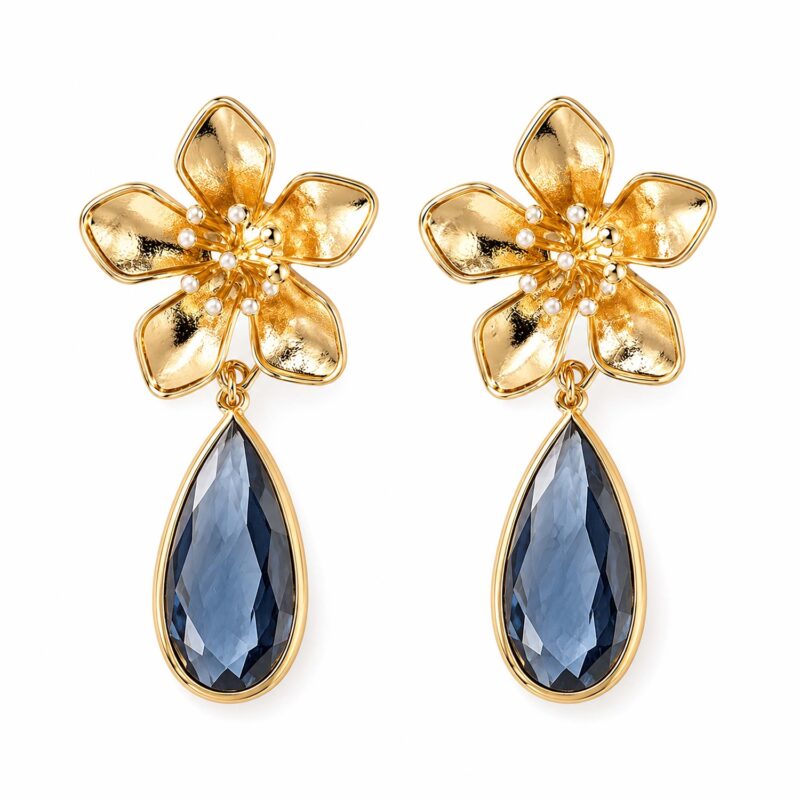 Aros Alicia Azul Maria Paskaro