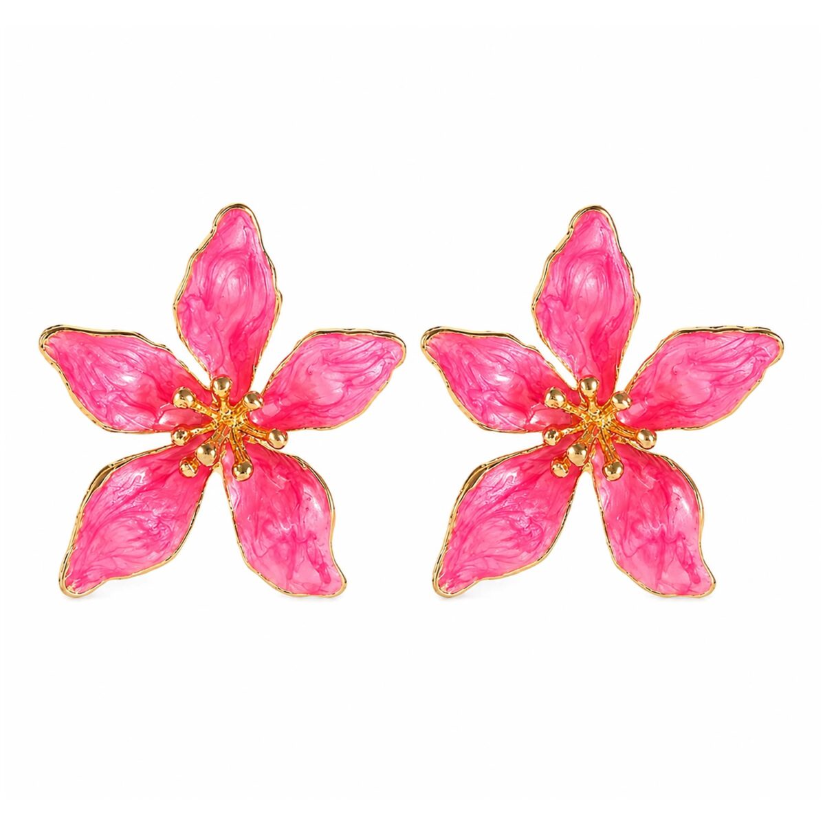 Aros Amanda Fucsia