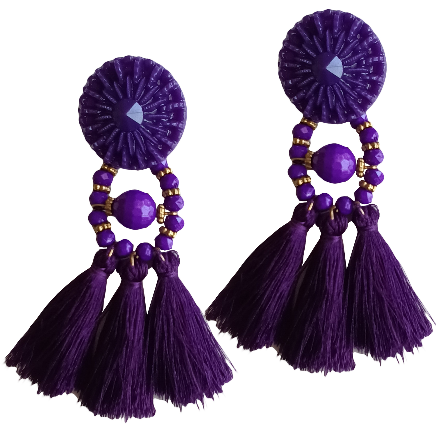 Aros Amur Morado Maria Paskaro