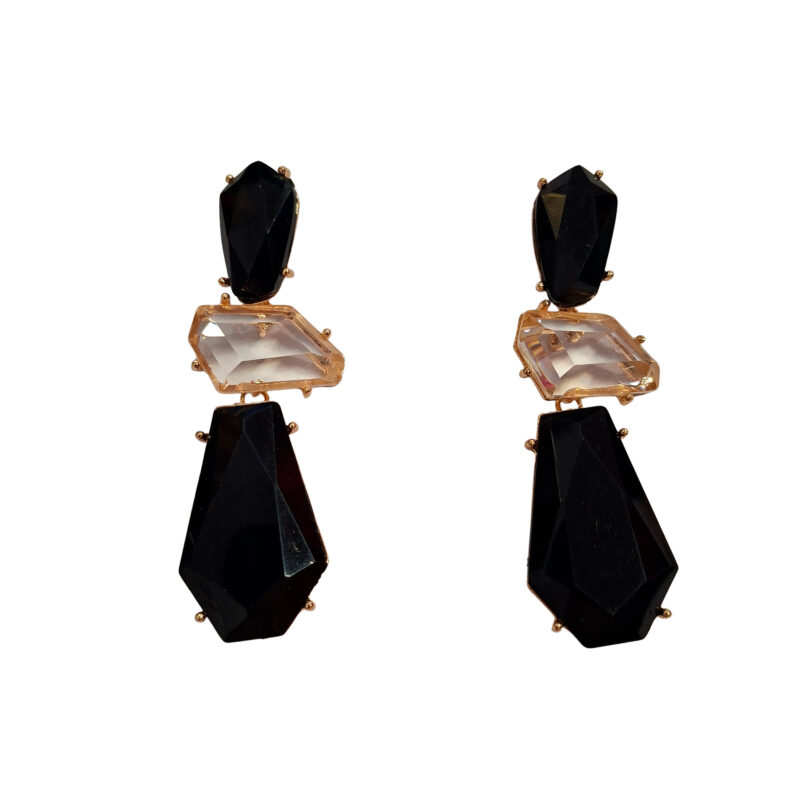 Aros Fresia Negro Maria Paskaro