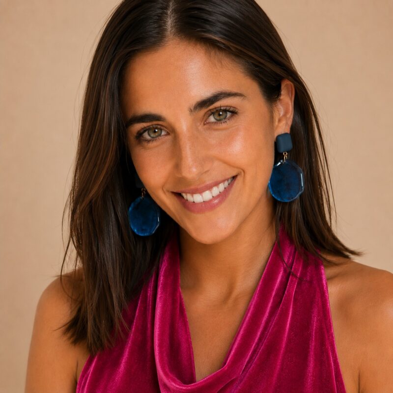 Aros Leda Azul Maria Paskaro
