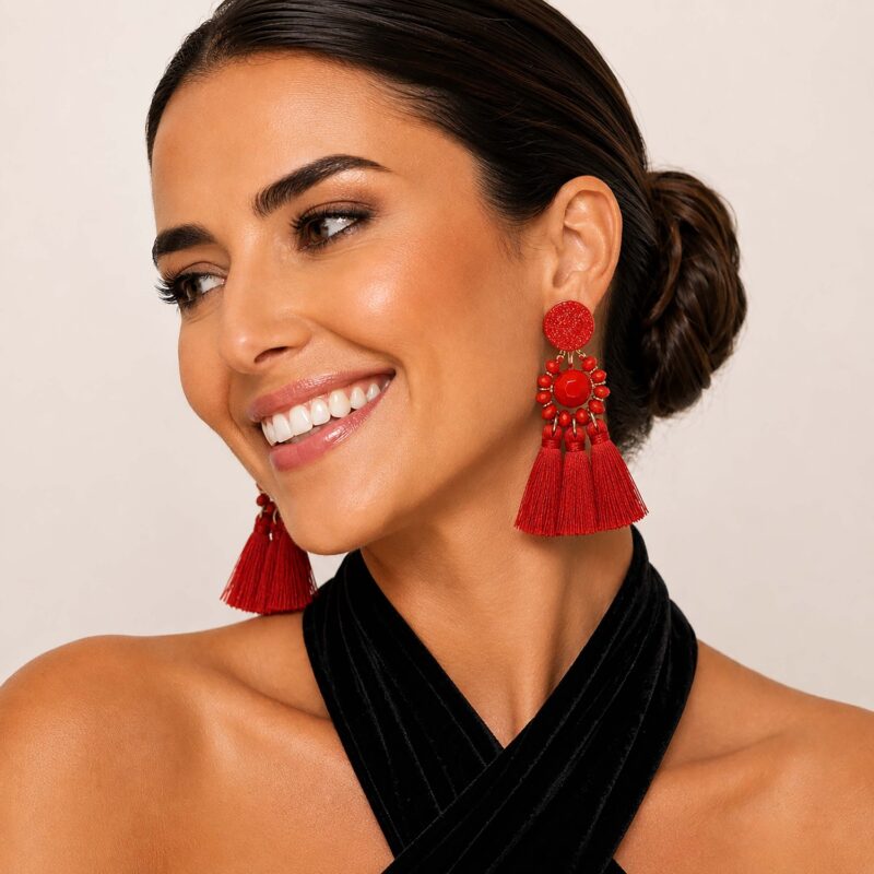 Aros Itata Rojo Fleco Maria Paskaro