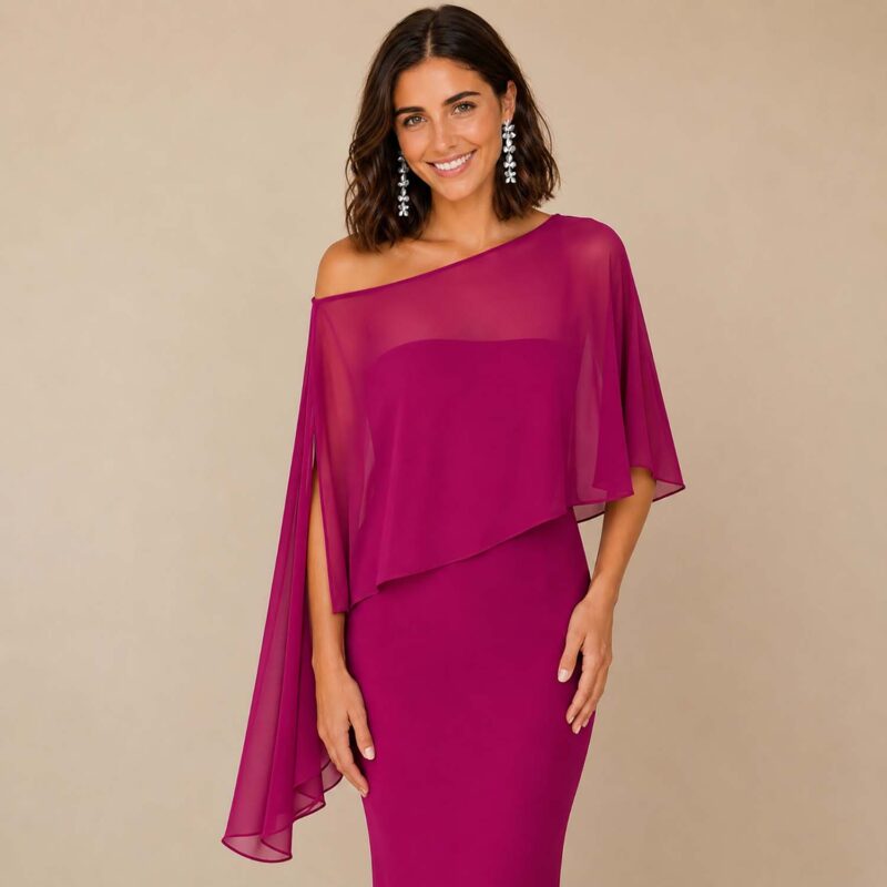 Tapado Capa Multiforma Catania Magenta Gasa Maria Paskaro