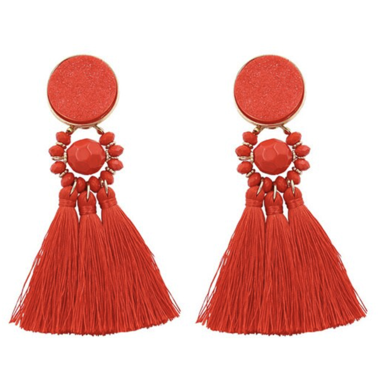 Aros Itata Rojo Fleco Maria Paskaro
