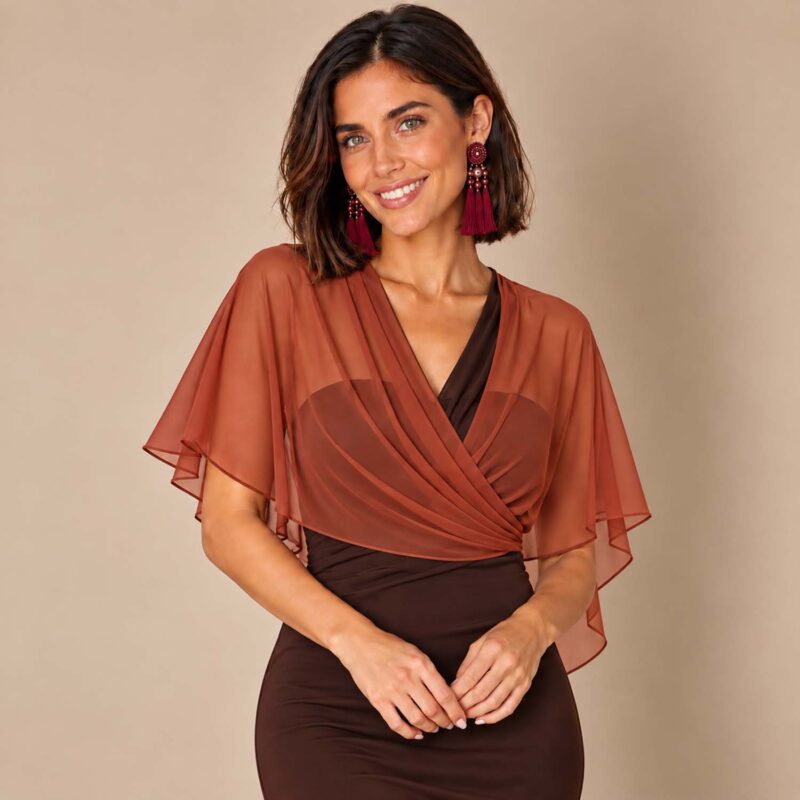 Tapado Capa Multiforma Catania Gasa Terracota Maria Paskaro