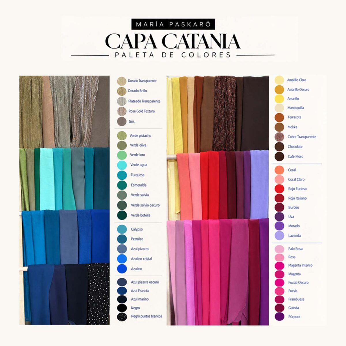 Tapado Capa Catania Gasa Mantequilla