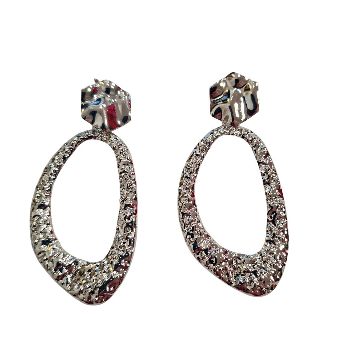 Aros Iris Plateado